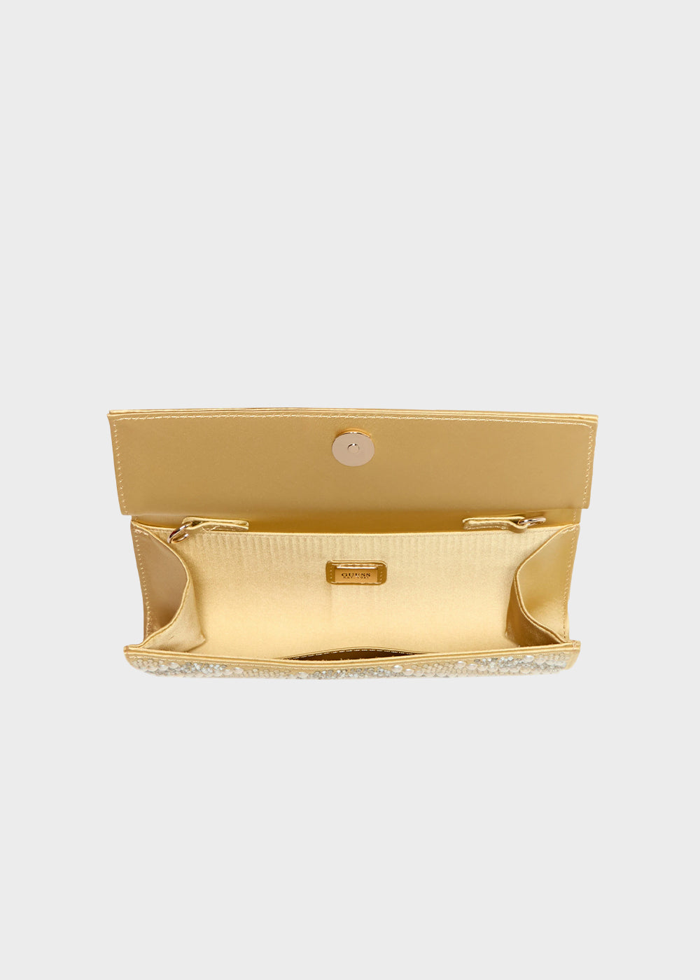 Pochette gioiello Elsie con strass e perline, con tracolla da spalla-4