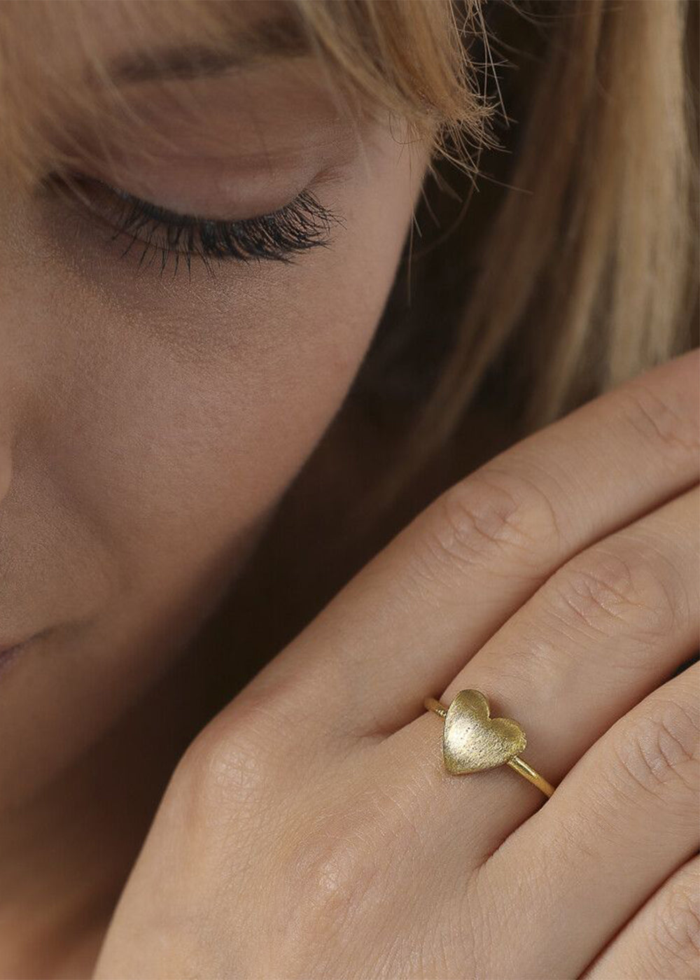 Anello Cuore Bombato