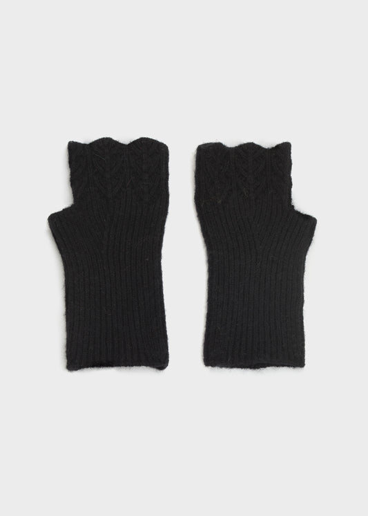 Julia Embroidered Fingerless Gloves