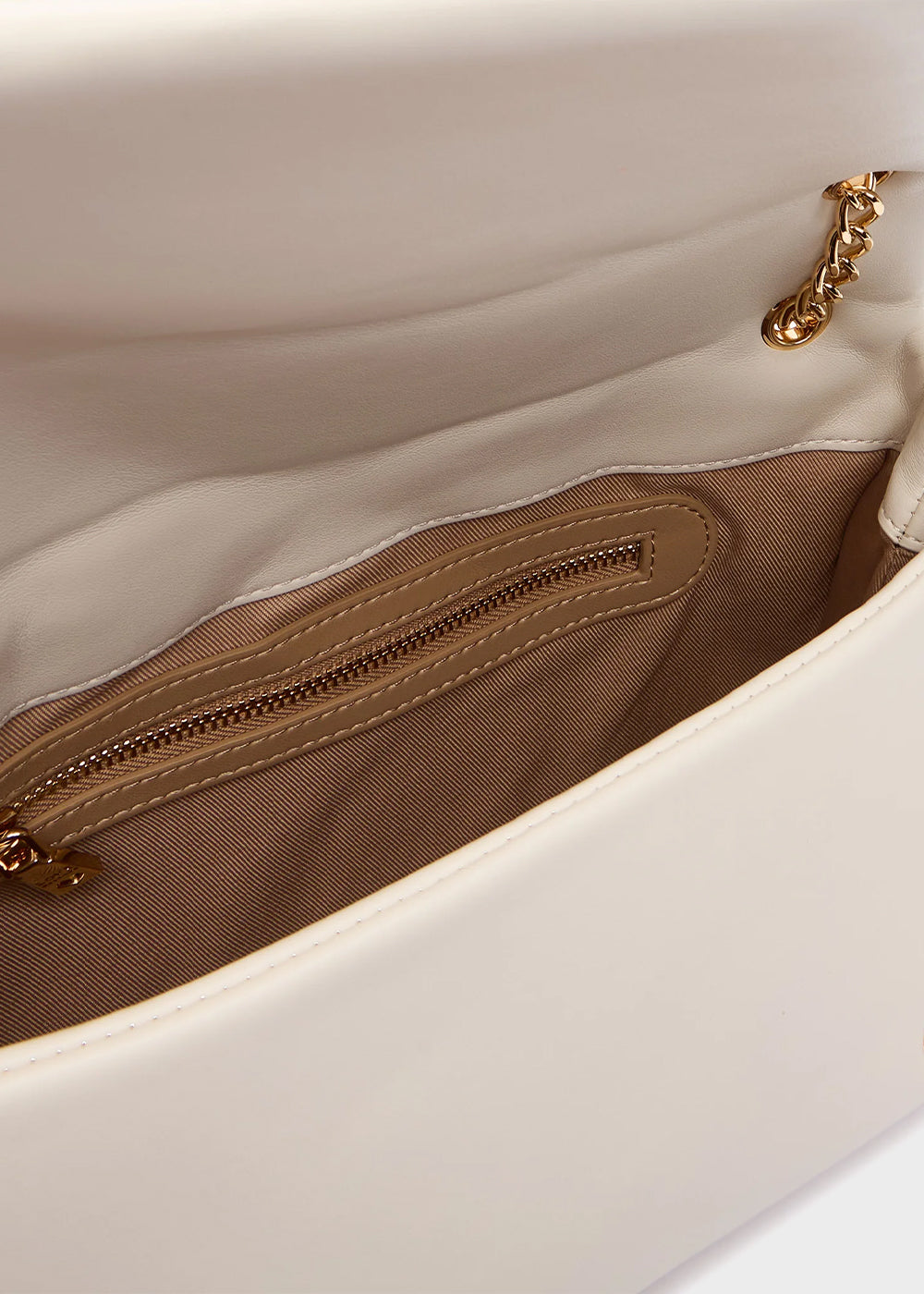 Borsa da spalla con logo frontale