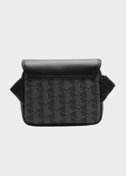 Borsa a tracolla The Blend con patta e doppio gancio monogram