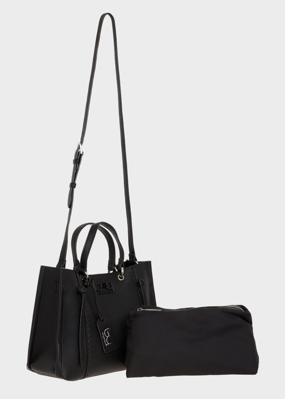 Borsa a mano Cliff con pochette interna estraibile e tracolla