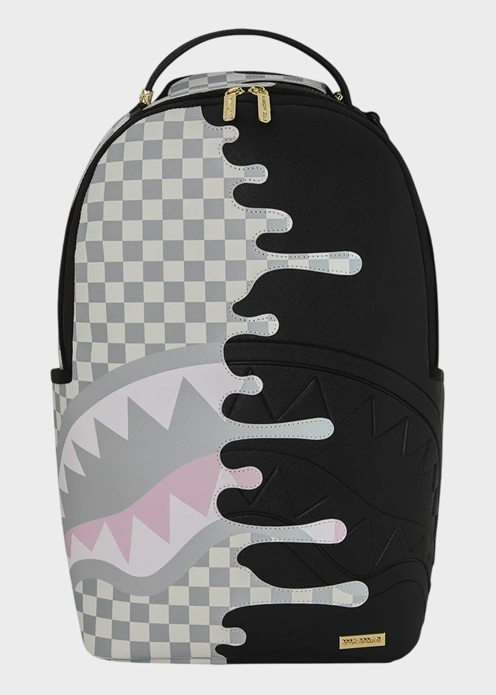 Zaino Cream Check Side Drip