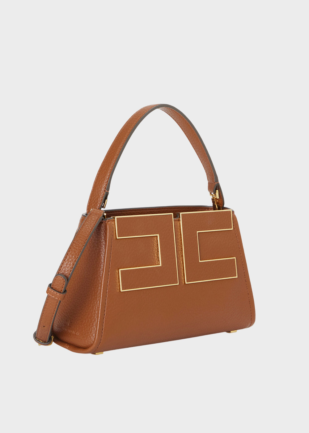 Borsa a mano con tracolla e logo