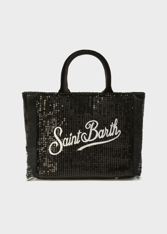 Borsa Vanity Mini Velvet Paillettes