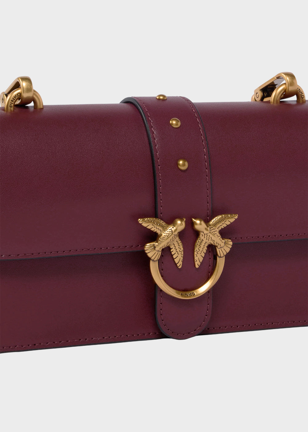 Borsa a tracolla piccola Love Bag One in pelle New Buckle-4