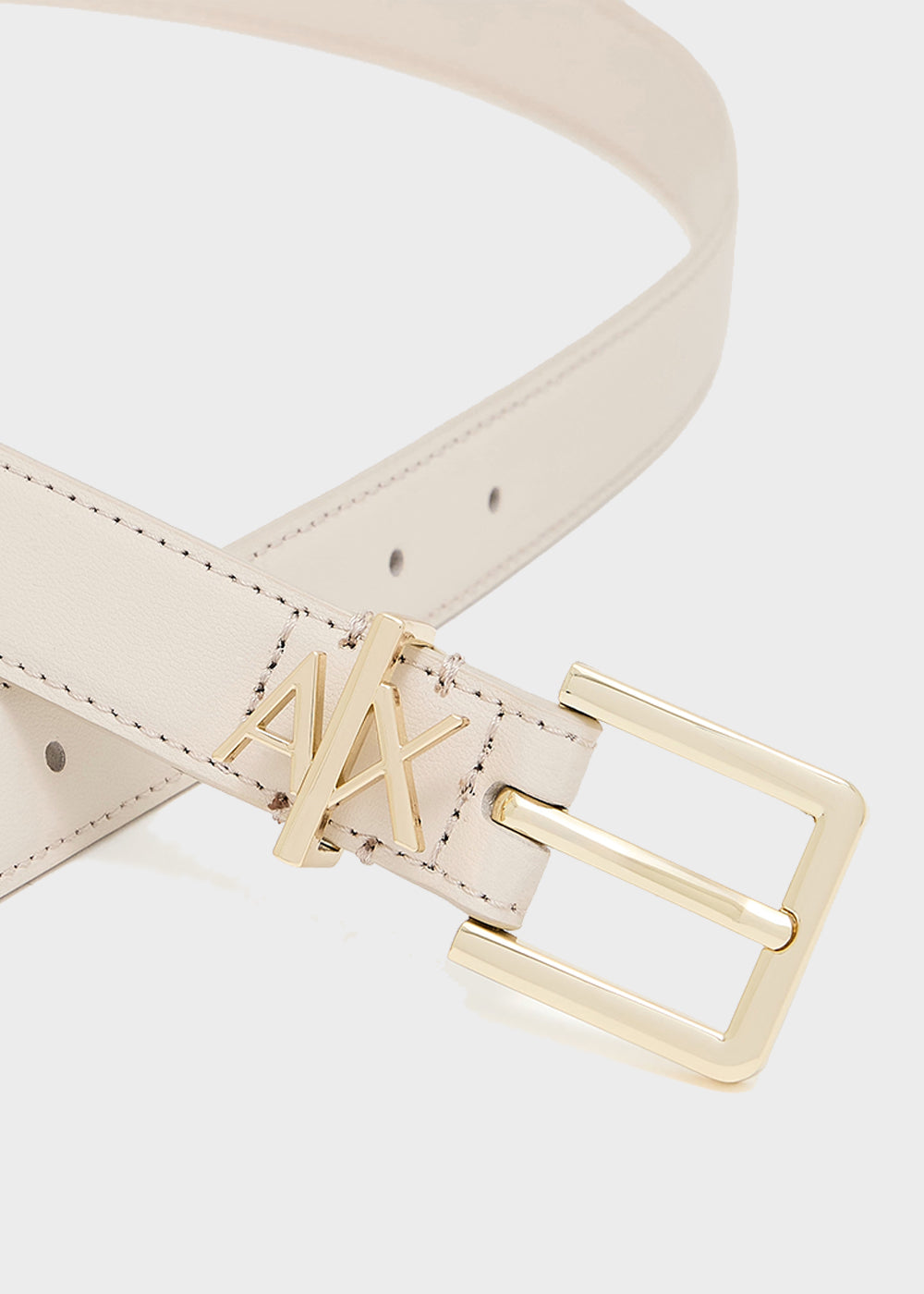 Cintura in pelle con Ardiglione AX (2,4 cm)