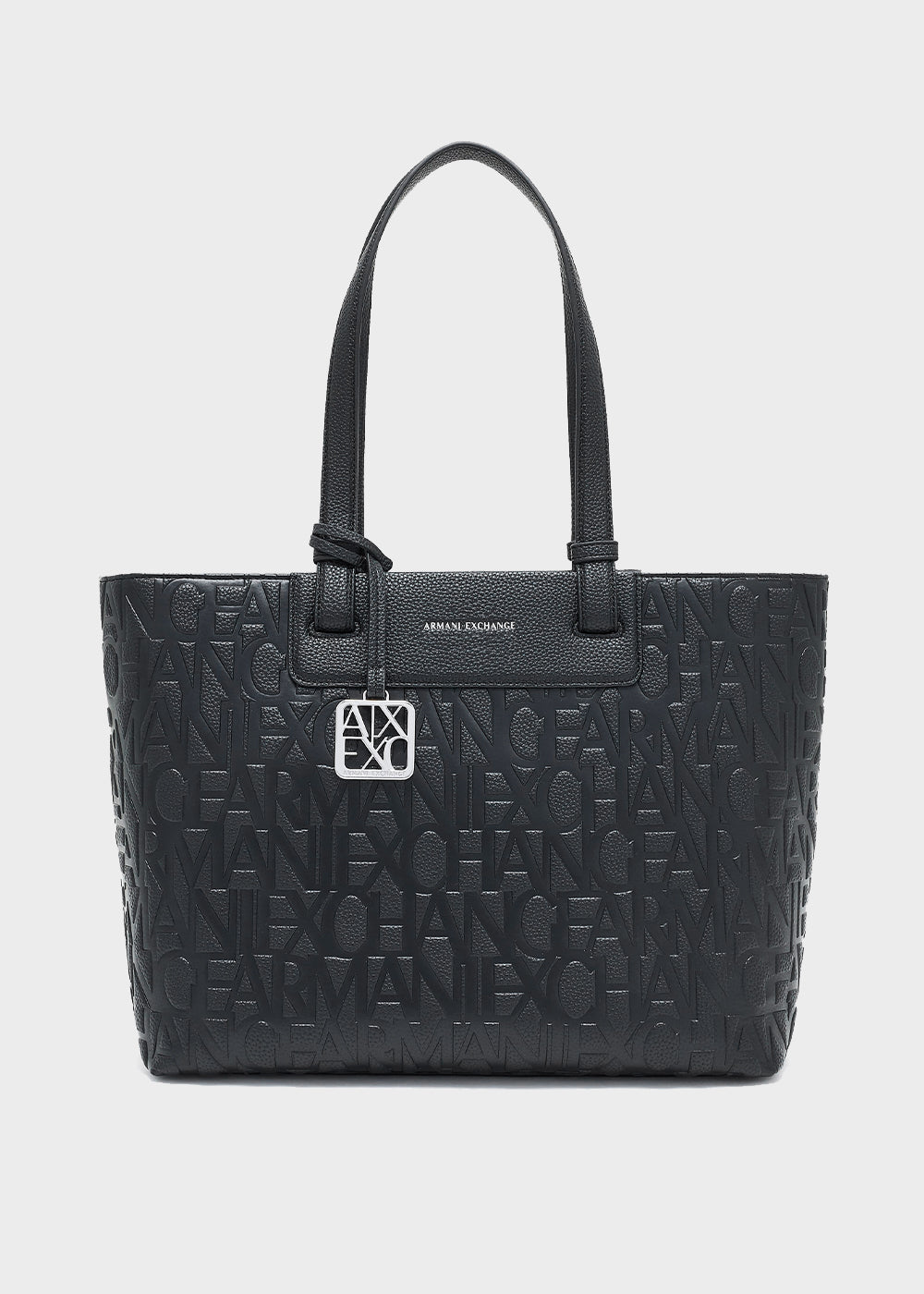 Borsa shopping Liz Pebble M con logo all over