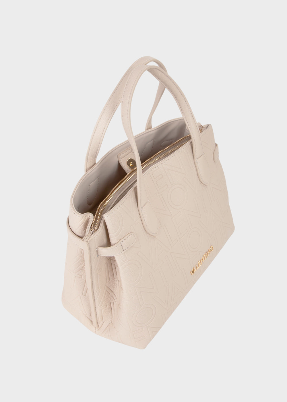 Borsa a mano con tracolla Pansy con logo all over