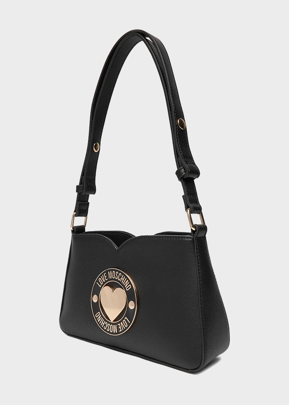 Handbag with heart logo