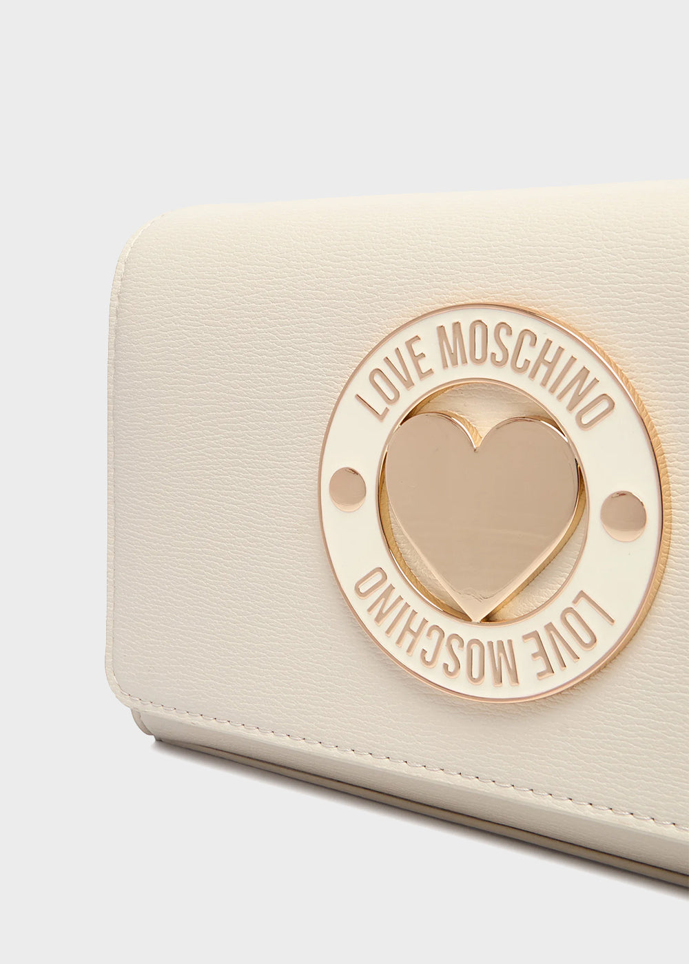 Shoulder bag with logo and heart on the front