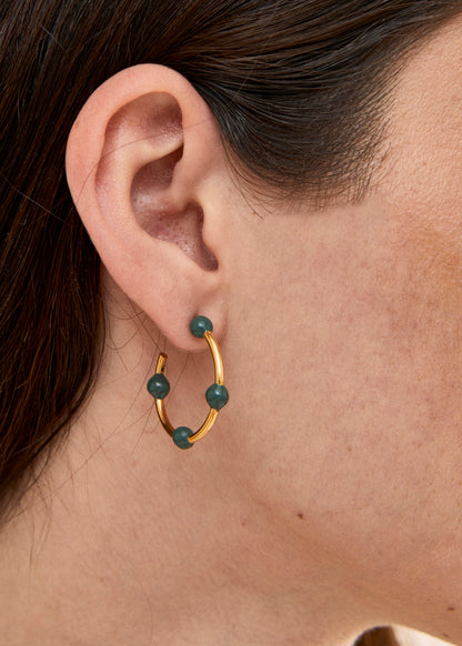 DINA HOOP EARRINGS