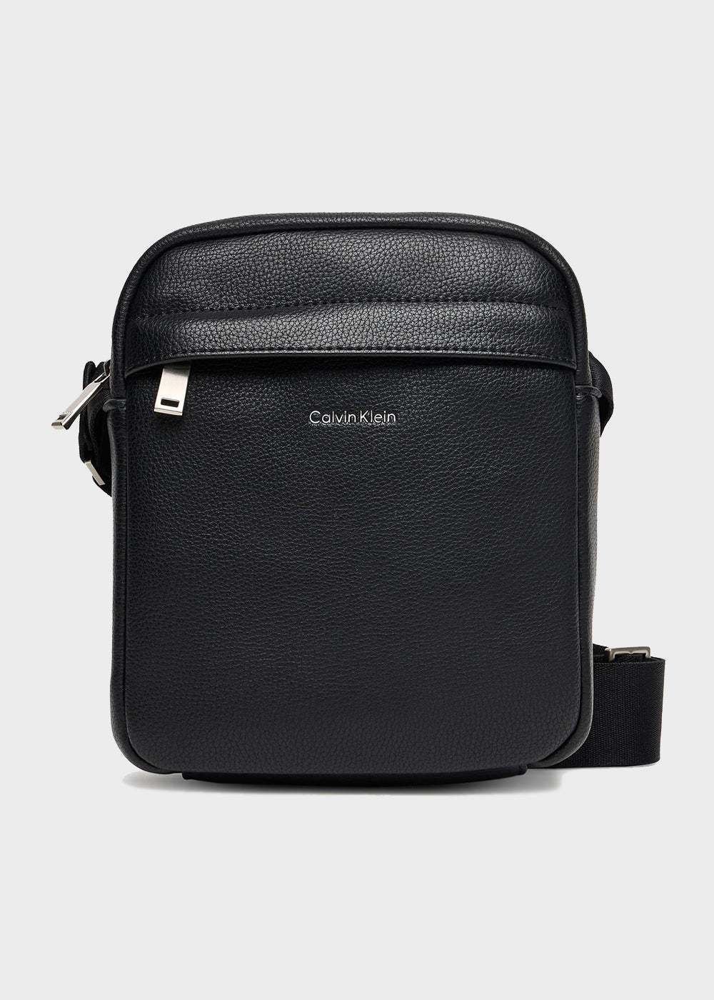 Borsello reporter micro martellato con zip