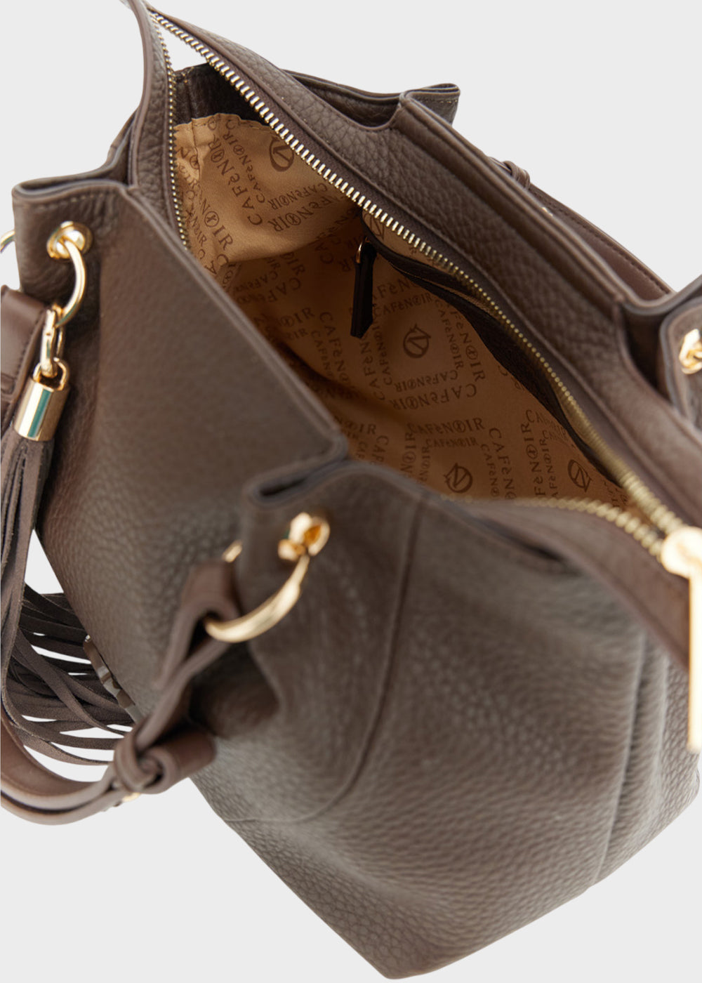 Borsa a mano piccola con tracolla e pieghe-3