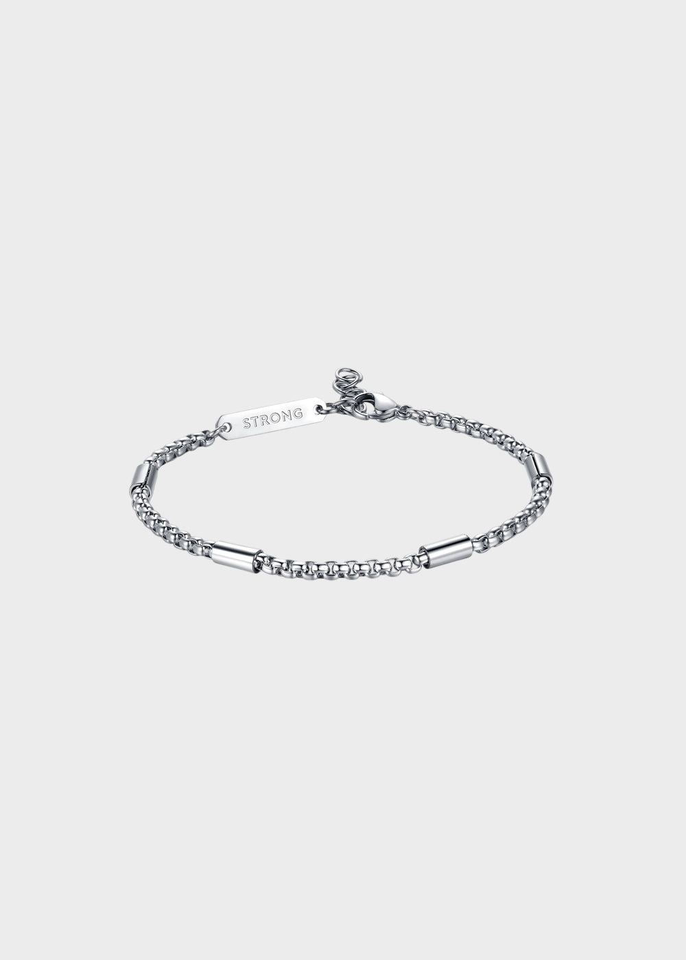 Bracciale Ripple catena veneziana rotonda in acciaio