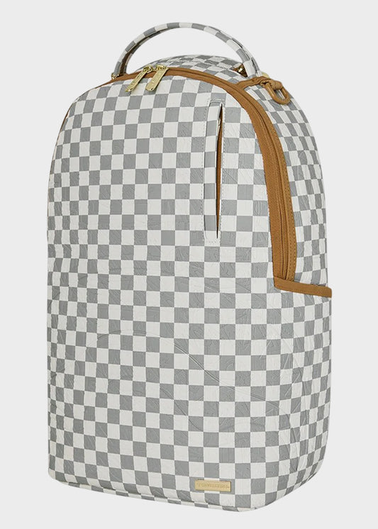 Zaino Graff Embossed Cream Check con stampe in rilievo