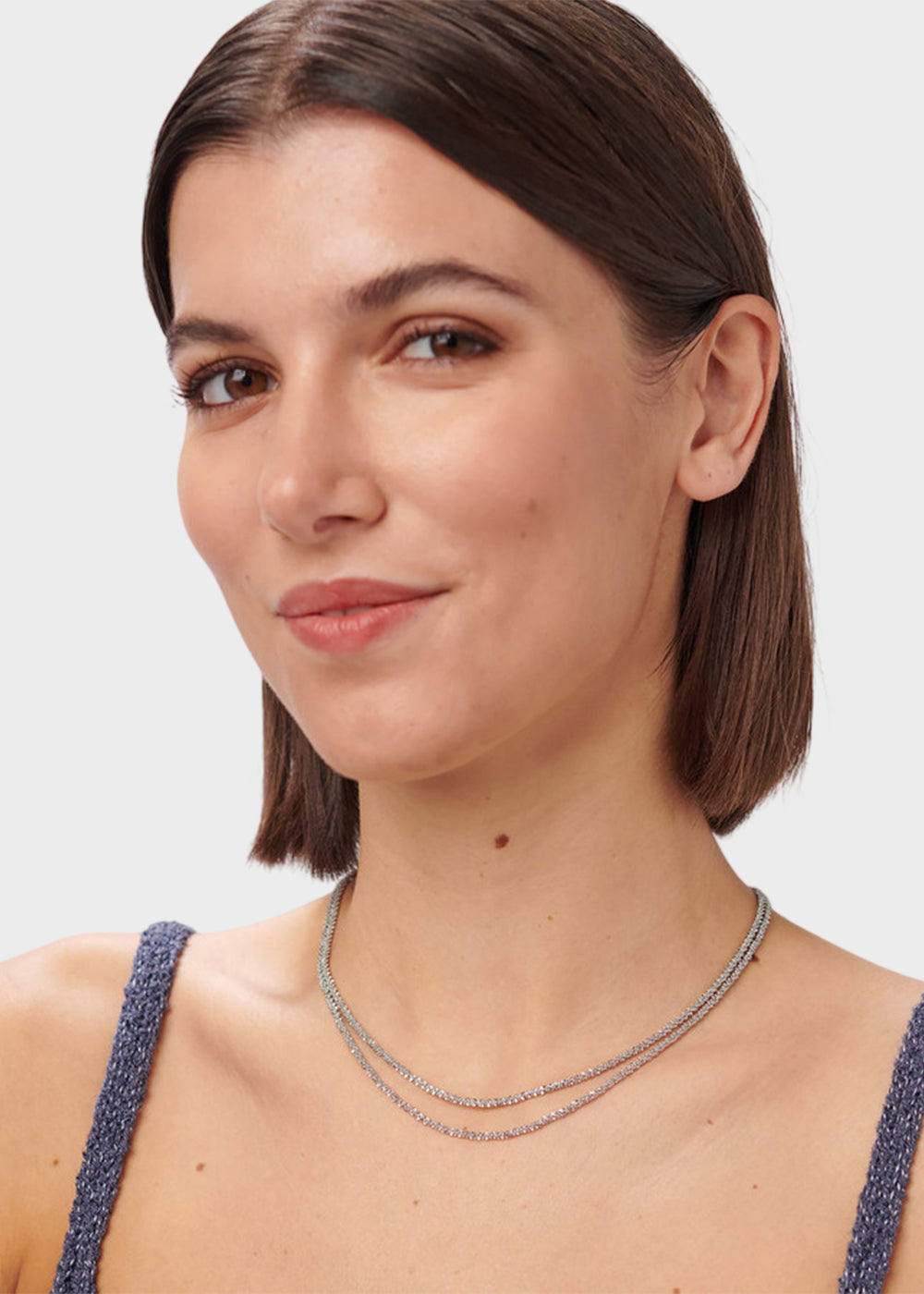 Collana doppiofilo Chunky in acciaio
