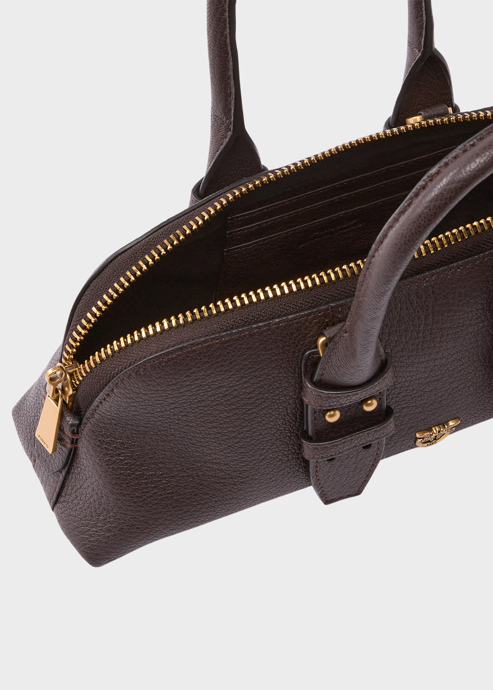 Borsa a mano piccola Escape Bag Horizontal con tracolla, in pelle fiore-5