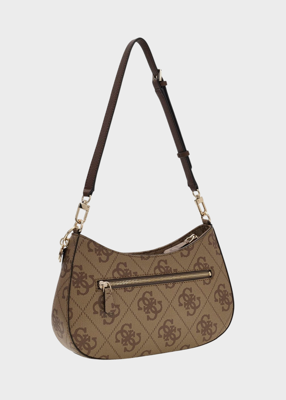 Borsa a spalla Noelle II con logo all over