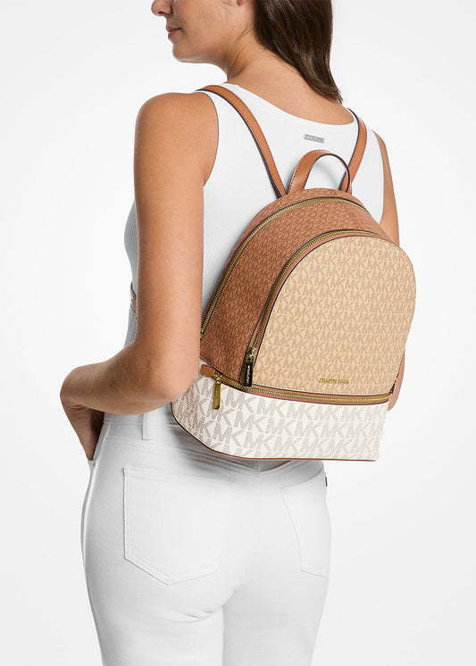 Zaino Rhea Zip con logo all over