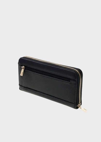 Portafogli Laurel II con zip posteriore e manico da polso