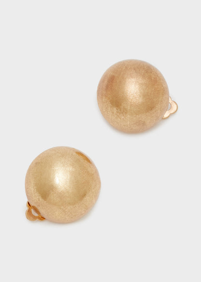 ROUND CLIP-ON EARRINGS