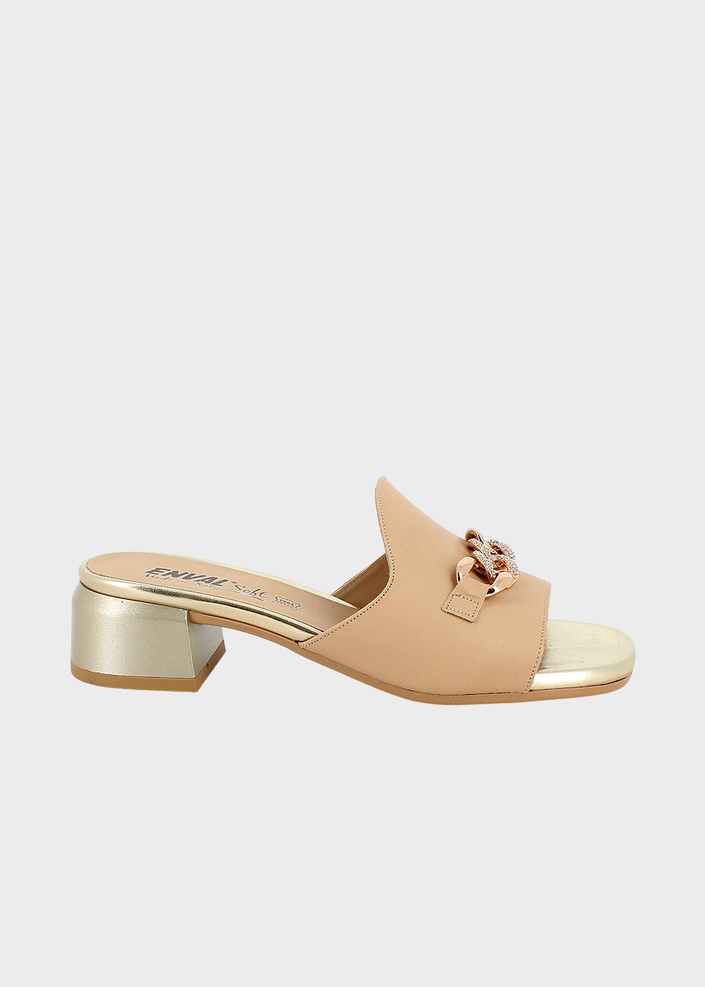 Pantofola con tacco (3,8 cm)