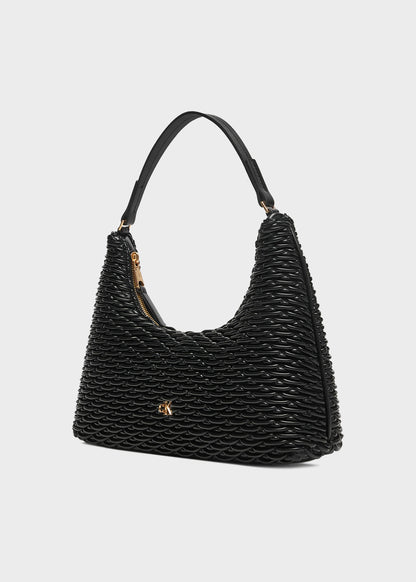 Shoulder bag with logo