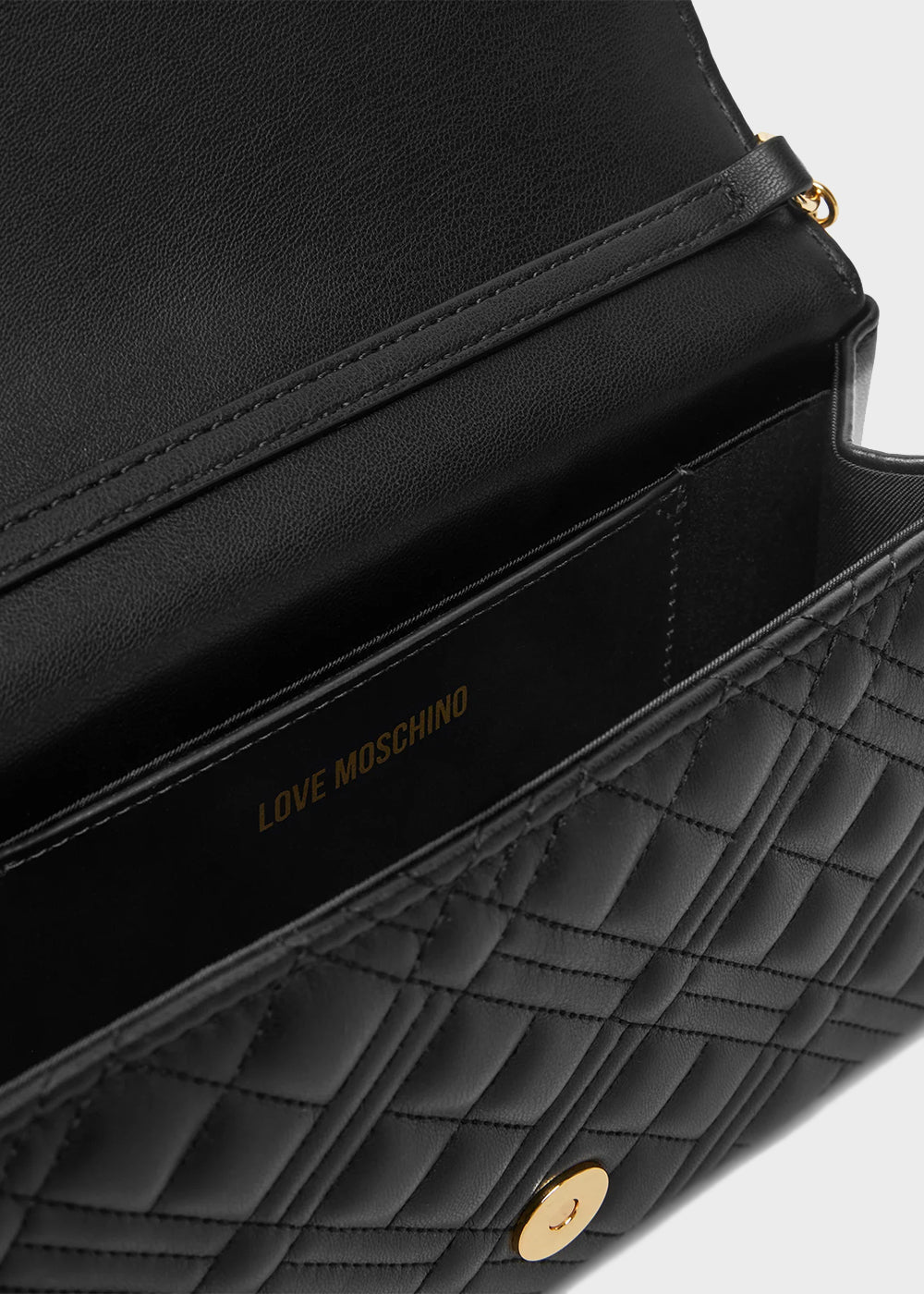 Borsa a tracolla con logo frontale