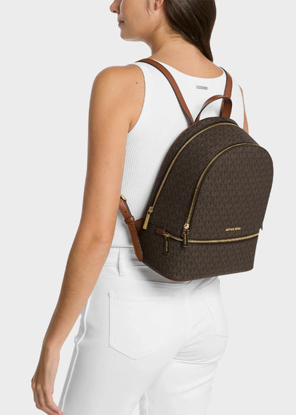 Zaino Rhea Zip con logo all over