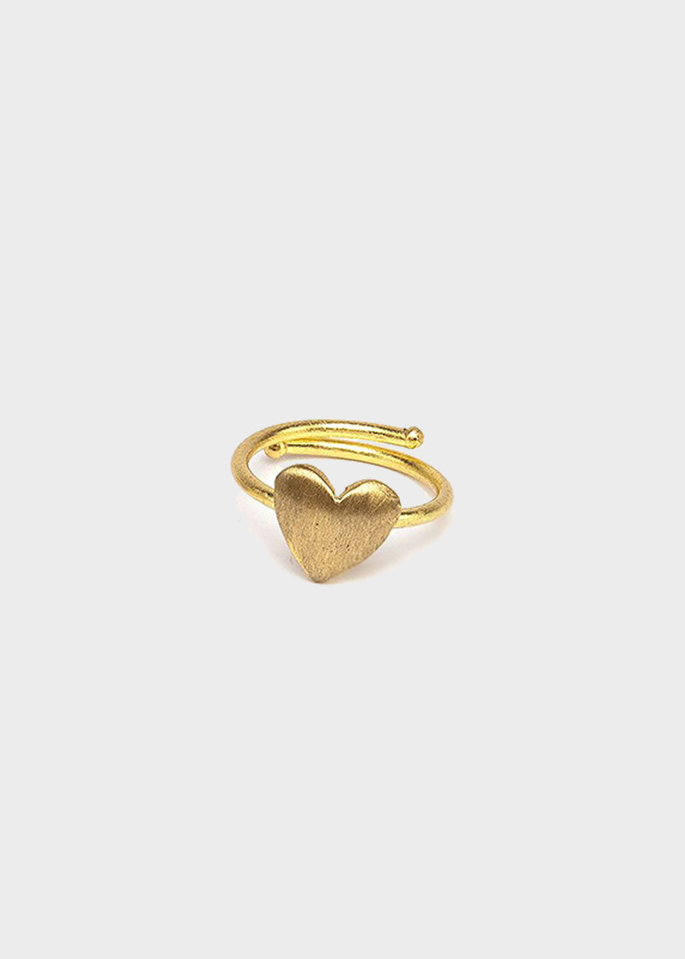 Domed Heart Ring