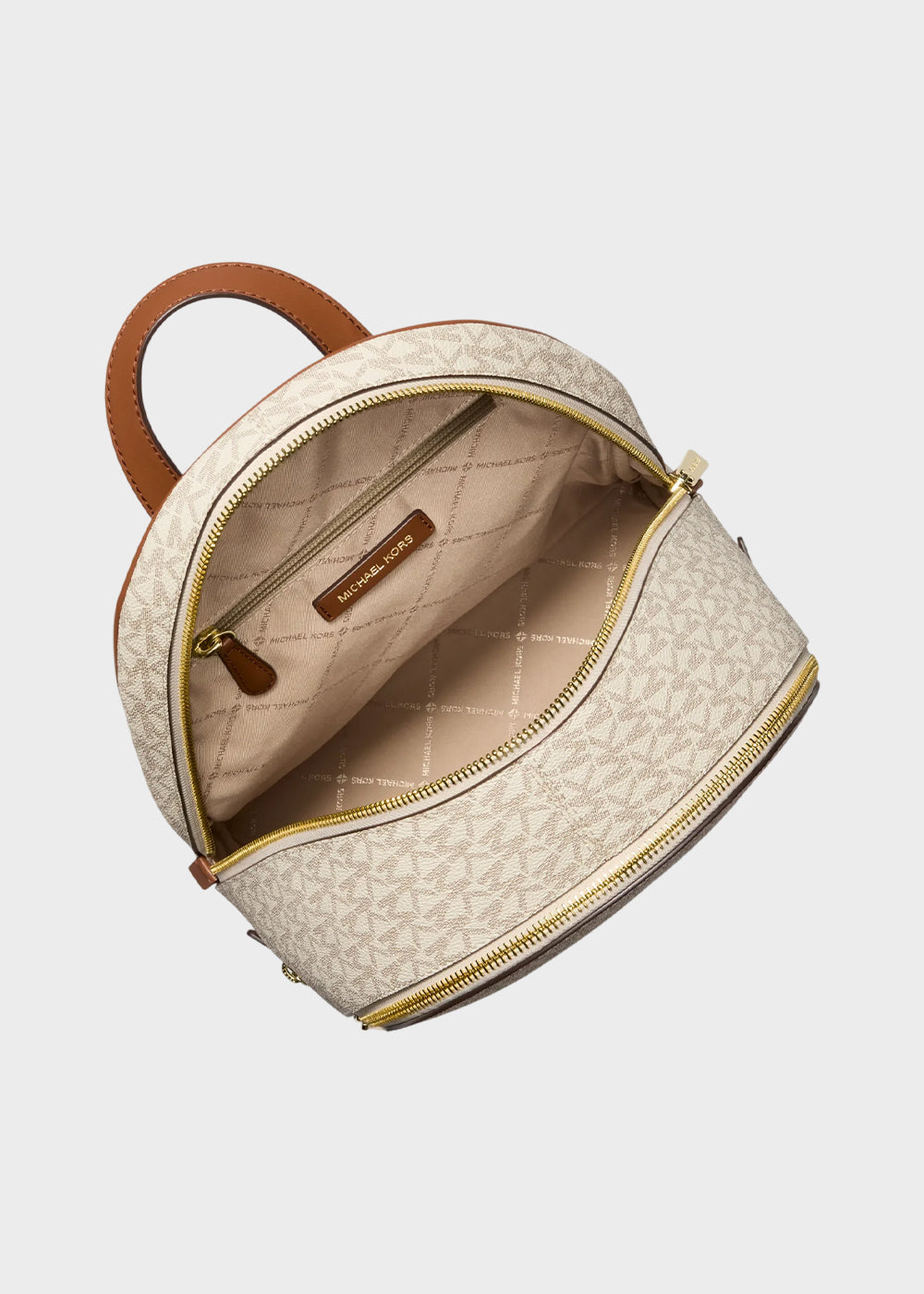 Zaino Rhea Zip con logo all over-3
