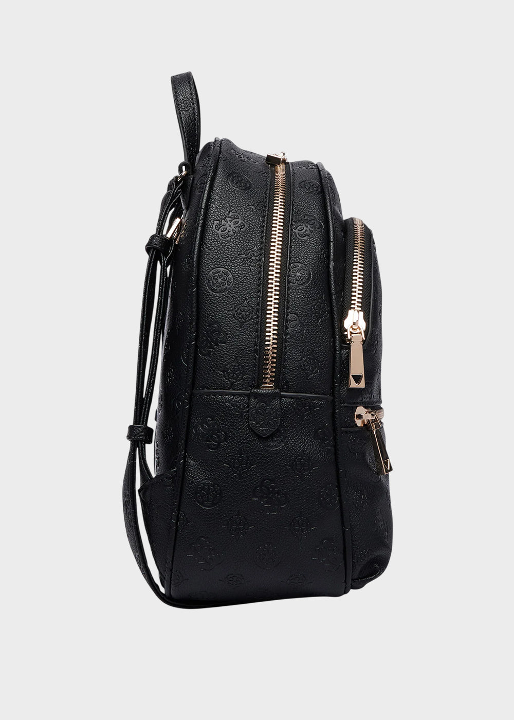 Zaino Manhattan II con tasche frontali e logo all over-4