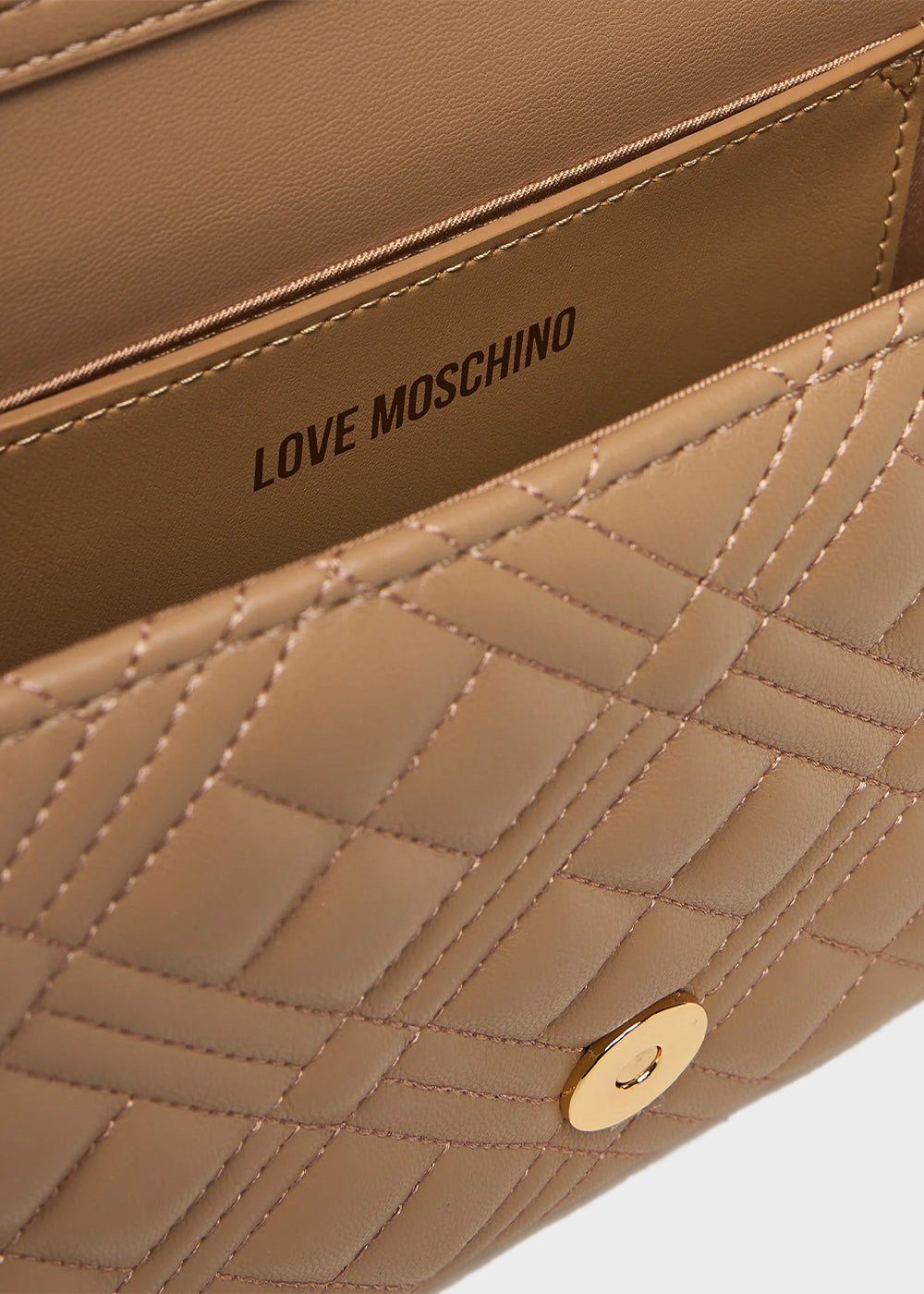 Borsa a tracolla con logo frontale