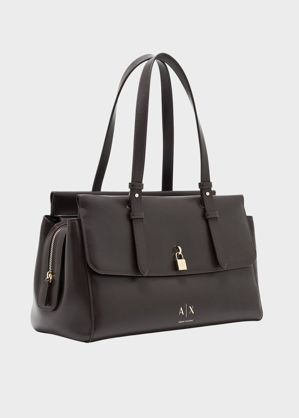 Borsa shopping Taylor Tote L con lucchetto decorativo e tracolla-4