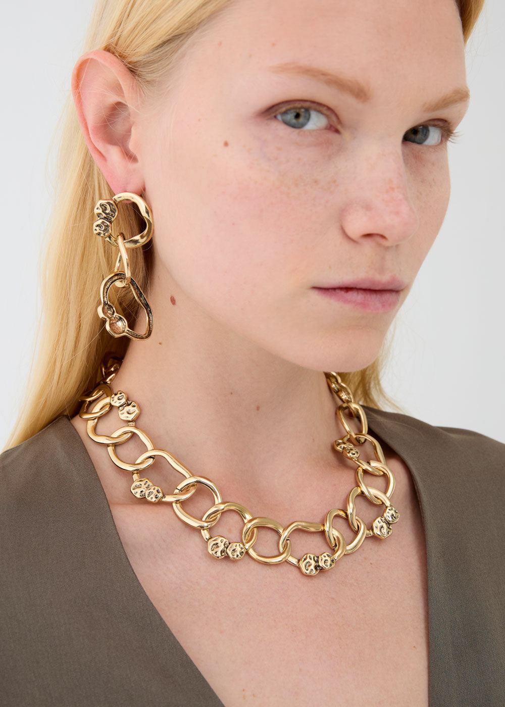 Collana girocollo catena chuncky