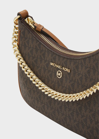 Borsa a mano Jet Set Charm piccola con logo all over