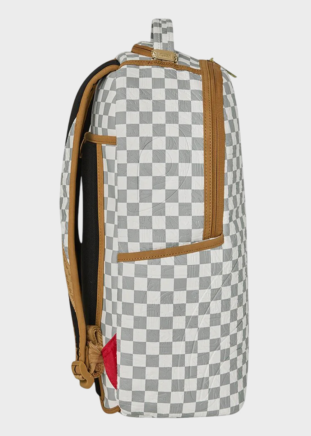 Zaino Graff Embossed Cream Check con stampe in rilievo