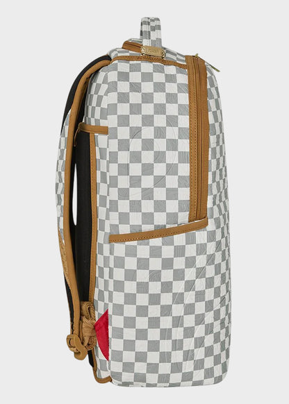 Zaino Graff Embossed Cream Check con stampe in rilievo