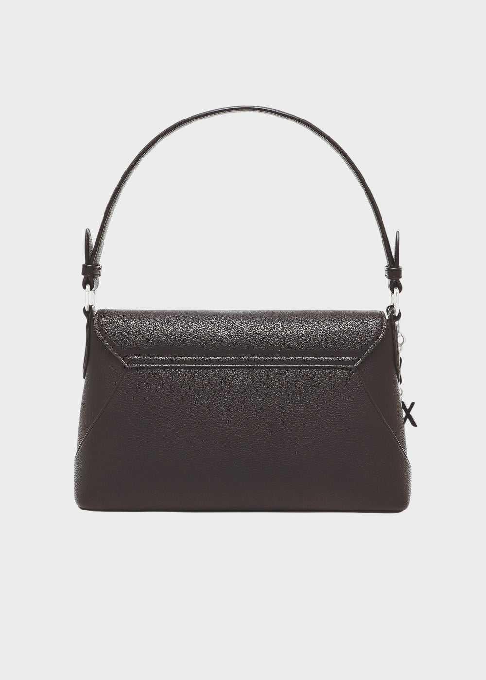 Borsa a spalla Isabel con manico e chiusura a patta-5