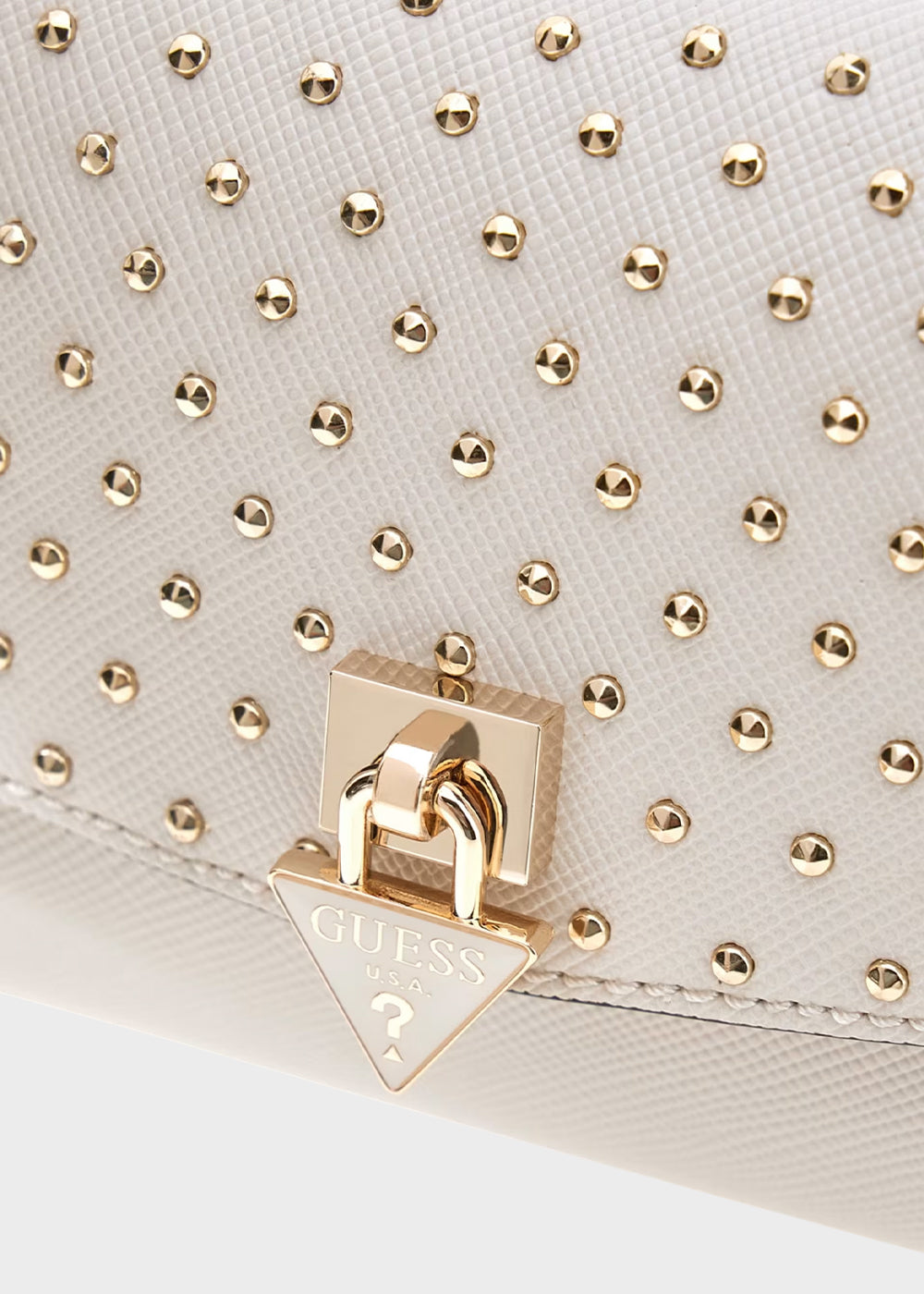 Borsa a mano con tracolla Patsie con borchie