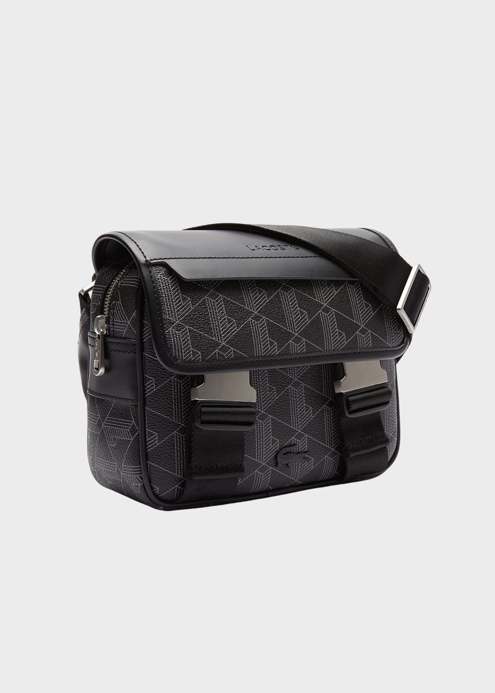 Borsa a tracolla The Blend con patta e doppio gancio monogram