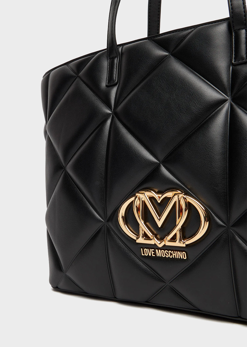 Shopping bag with front logo