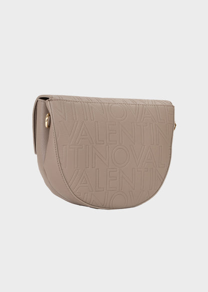 Borsa con tracolla Pansy e logo in rilievo all over