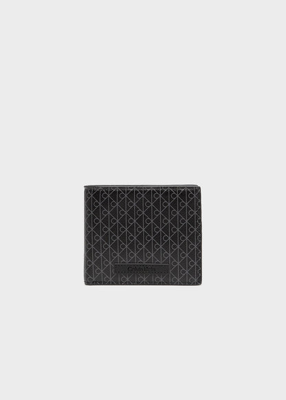 Emblem Coated Wallet with Logo Coin Purse