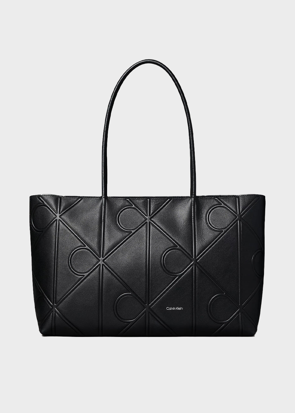 Tote bag with all-over monogram logo print