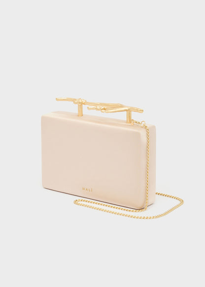 Clutch Nora con chiusura Ramo e tracolla a catena