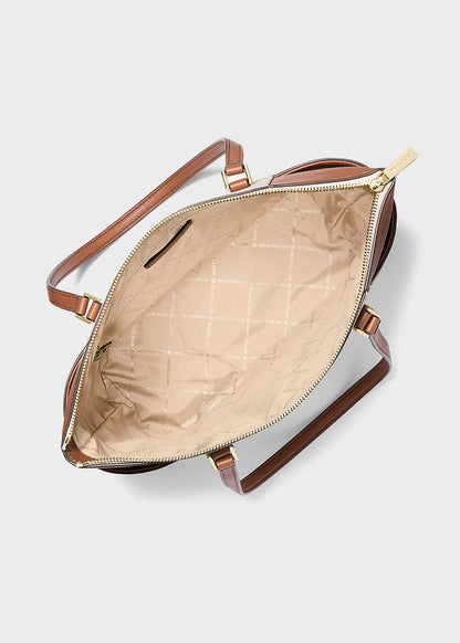 Borsa da spalla Charlotte grande con logo