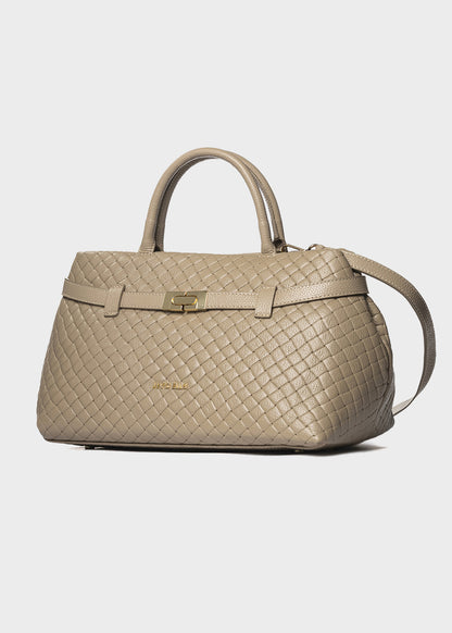 Borsa a mano in pelle con tracolla Lara Plot