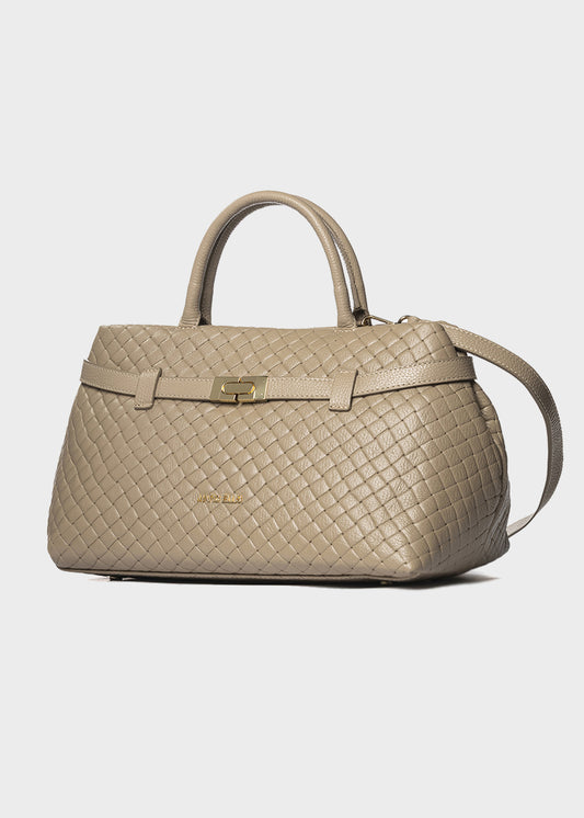 Borsa a mano in pelle con tracolla Lara Plot